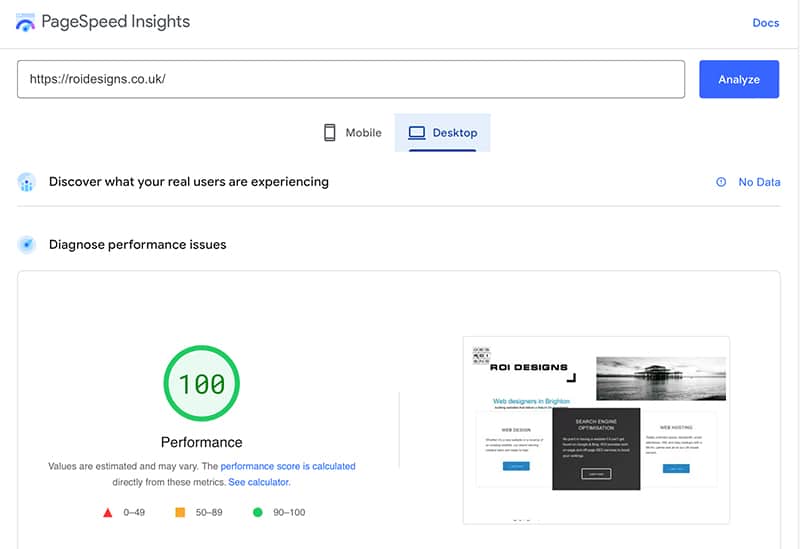 Website speed and SEO